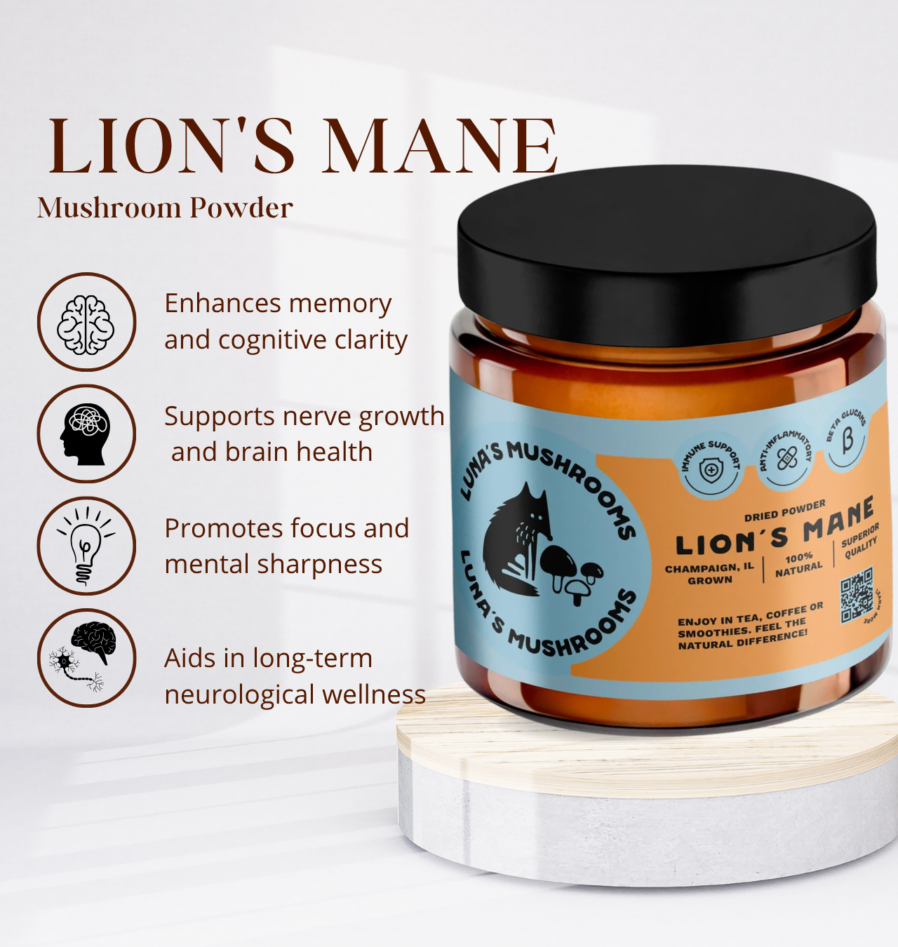 Lion's Mane Mushroom Powder™